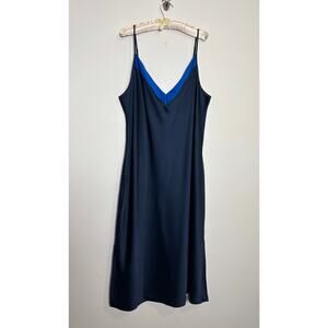 Soma Blue Chemise with Spaghetti Straps